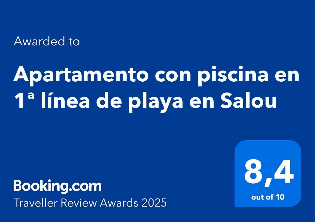 Apartamento Con Piscina En 1ª Linea De Playa En サロウ 0*,  スペイン